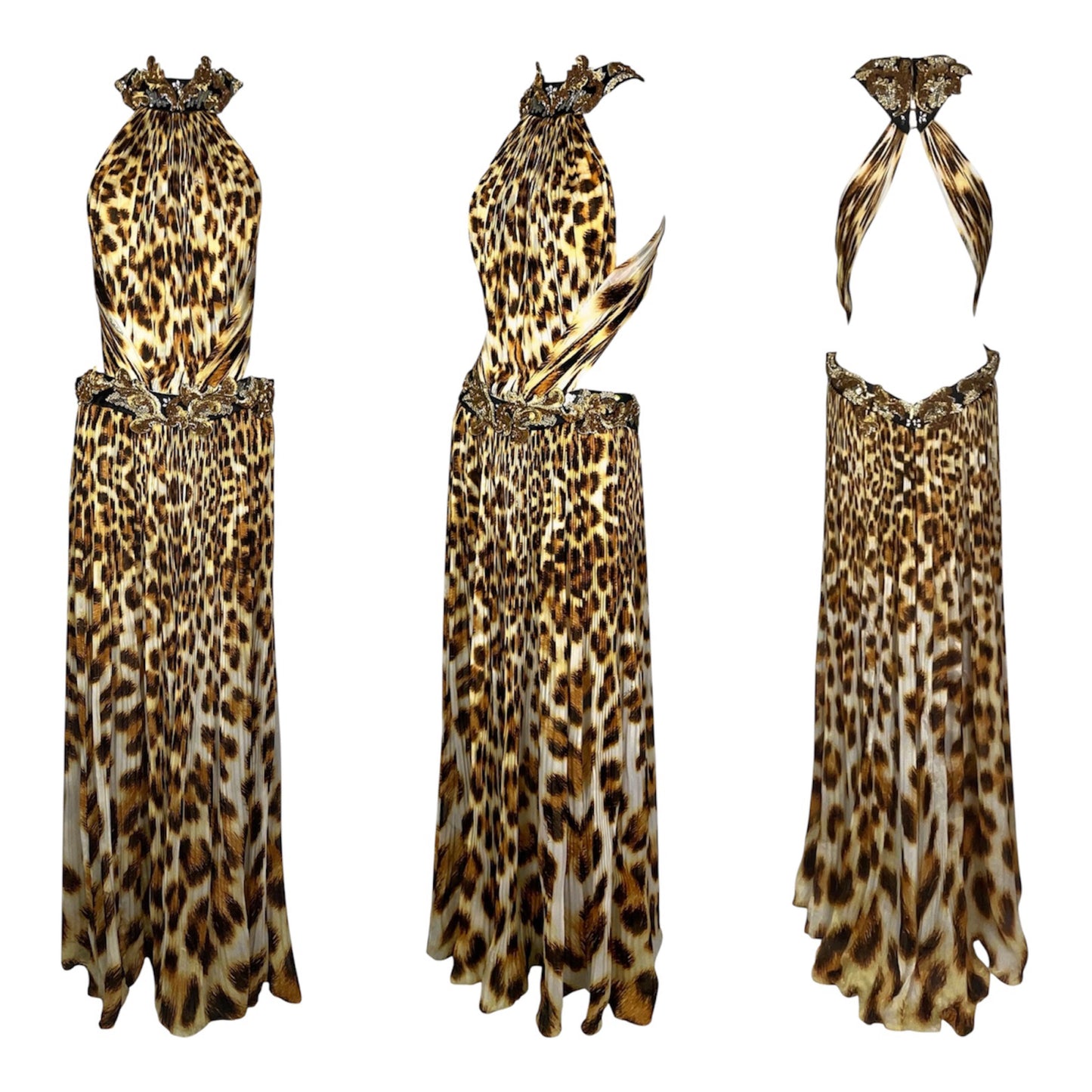 ROBERTO CAVALLI S/S 2007 RUNWAY LEOPARD DRESS