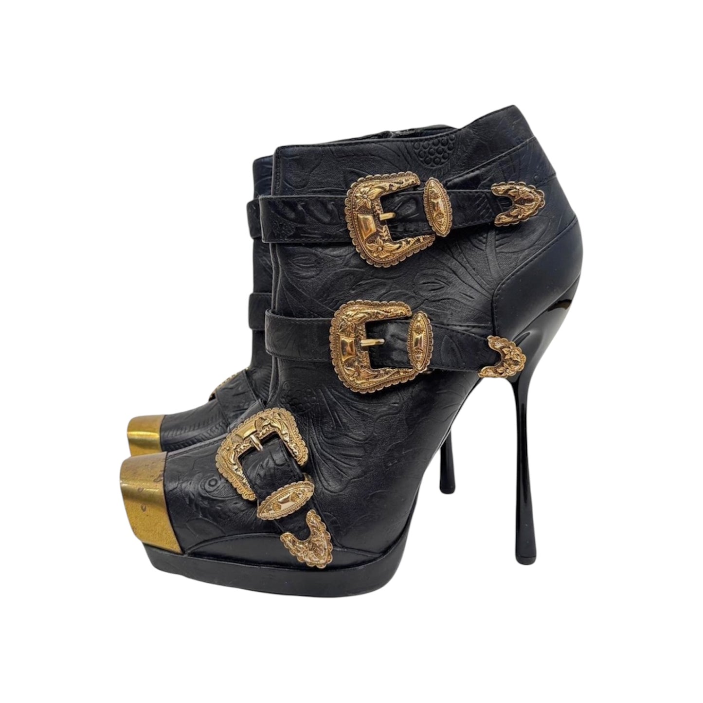 ALEXANDER MCQUEEN S/S 2011 LEATHER BOOTS