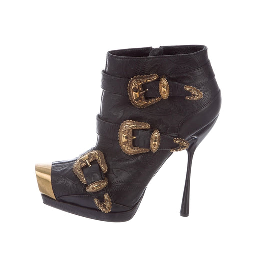 ALEXANDER MCQUEEN S/S 2011 LEATHER BOOTS