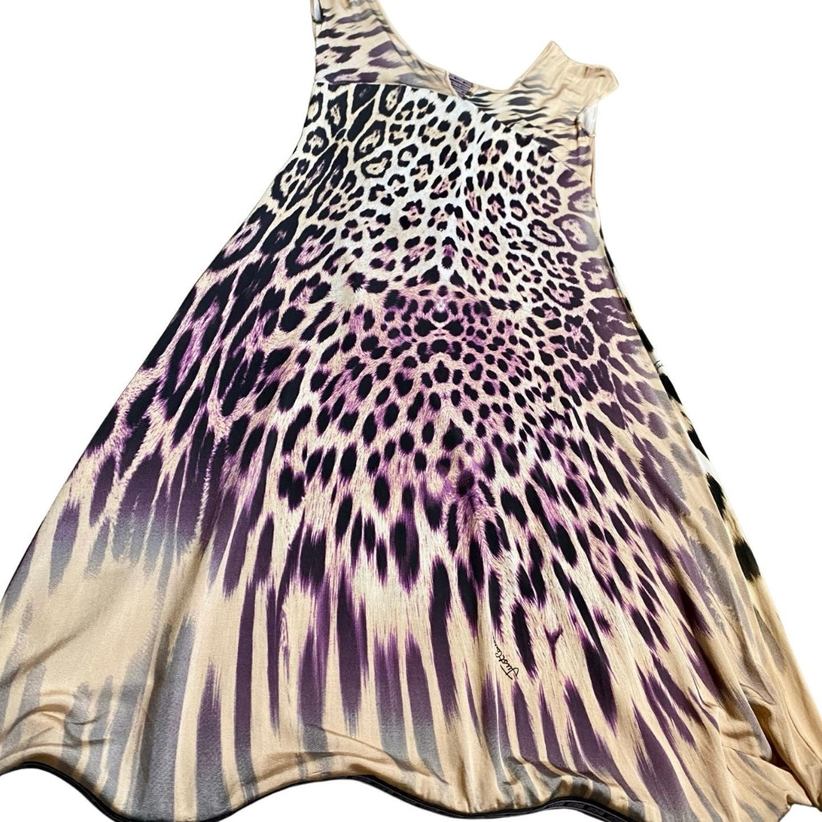 ROBERTO CAVALLI 2000S PINK CHEETAH PRINT DRESS