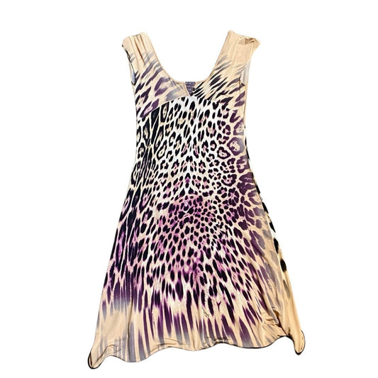 ROBERTO CAVALLI 2000S PINK CHEETAH PRINT DRESS