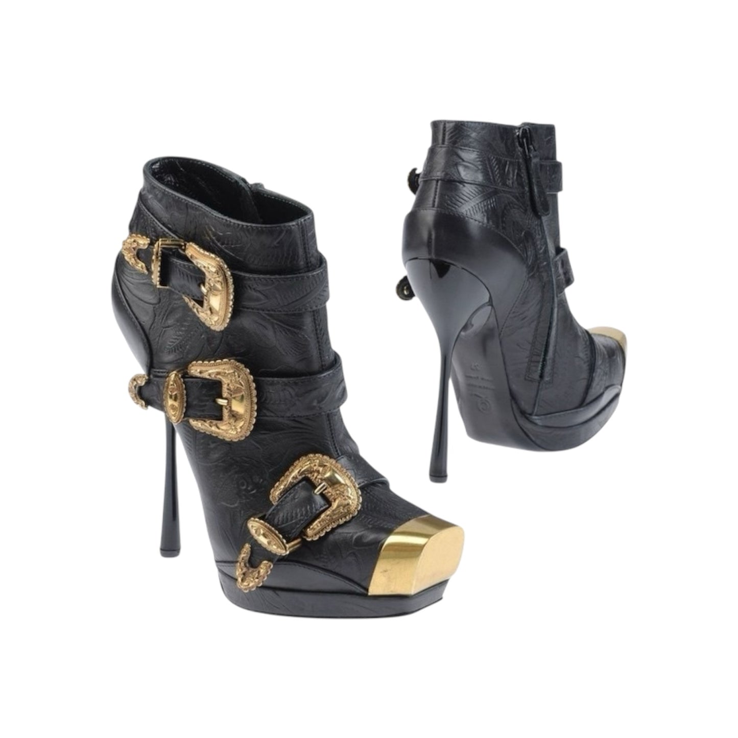 ALEXANDER MCQUEEN S/S 2011 LEATHER BOOTS
