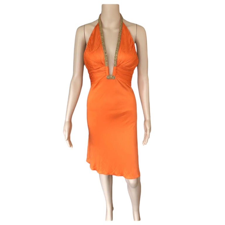 ROBERTO CAVALLI S/S 2005 S/S 2005 BACKLESS BODYCON  DRESS