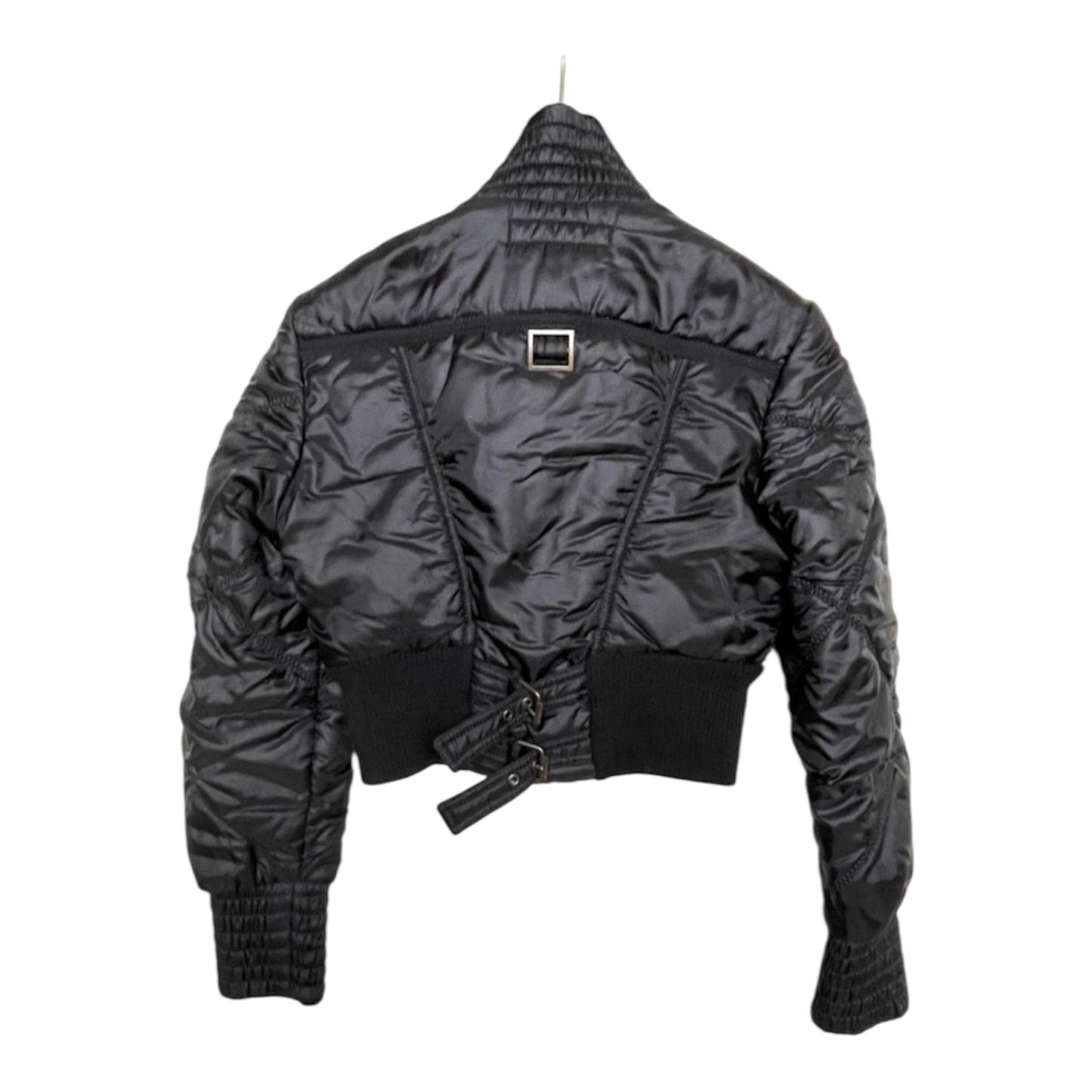 ROBERTO CAVALLI CROPPED PUFFER CARGO JACKET