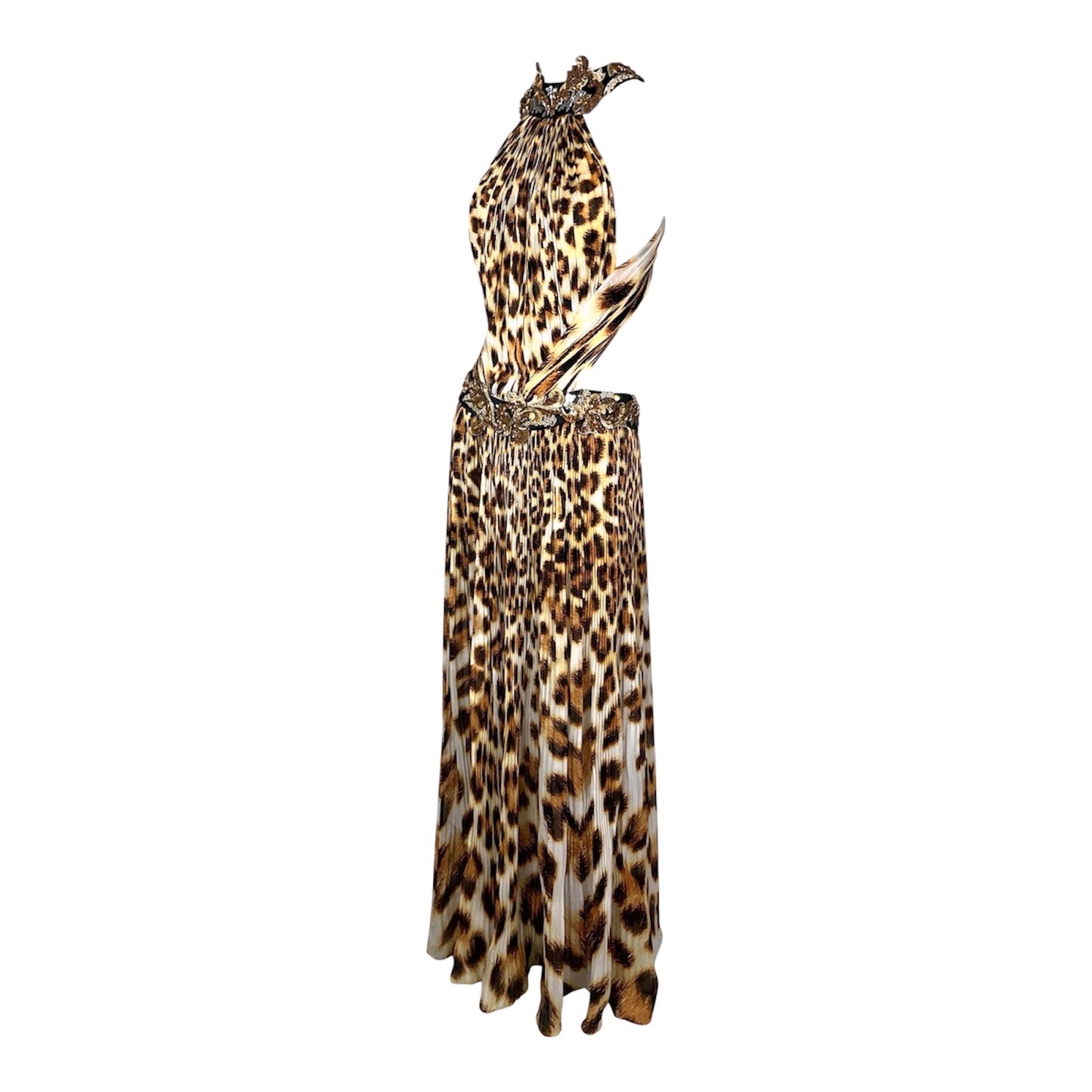 ROBERTO CAVALLI S/S 2007 RUNWAY LEOPARD DRESS